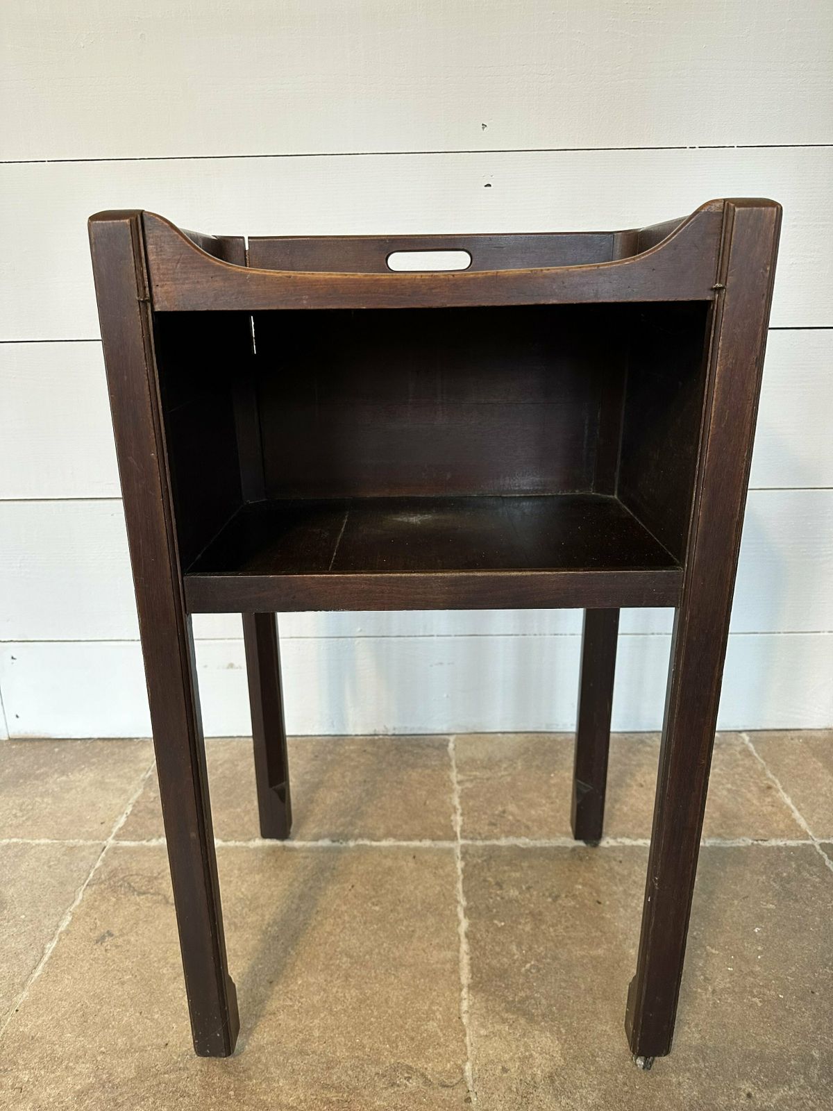 Mahogany Bedside Table, 1700s, Antique photo for sale