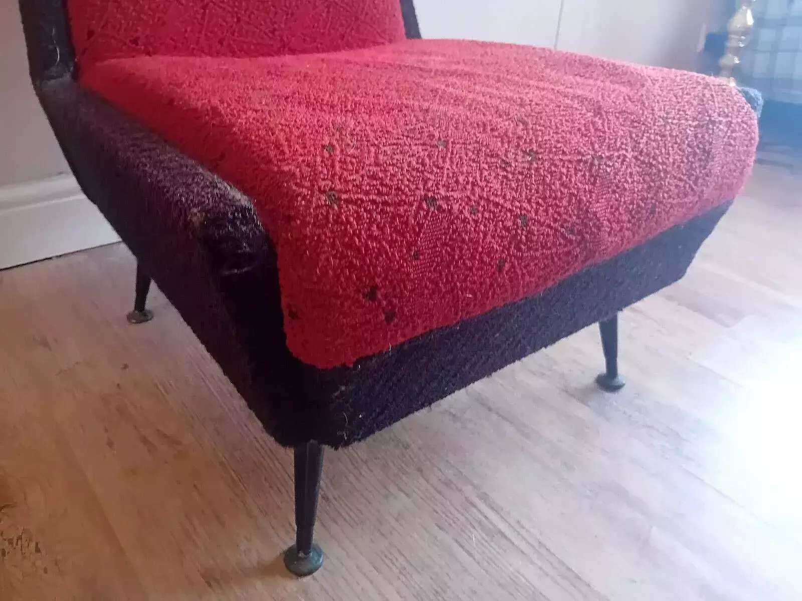 photo furniture Original 1960's Sputnik Era Mid Century Lounge Chair /Easy Chair / Bedroom Chair