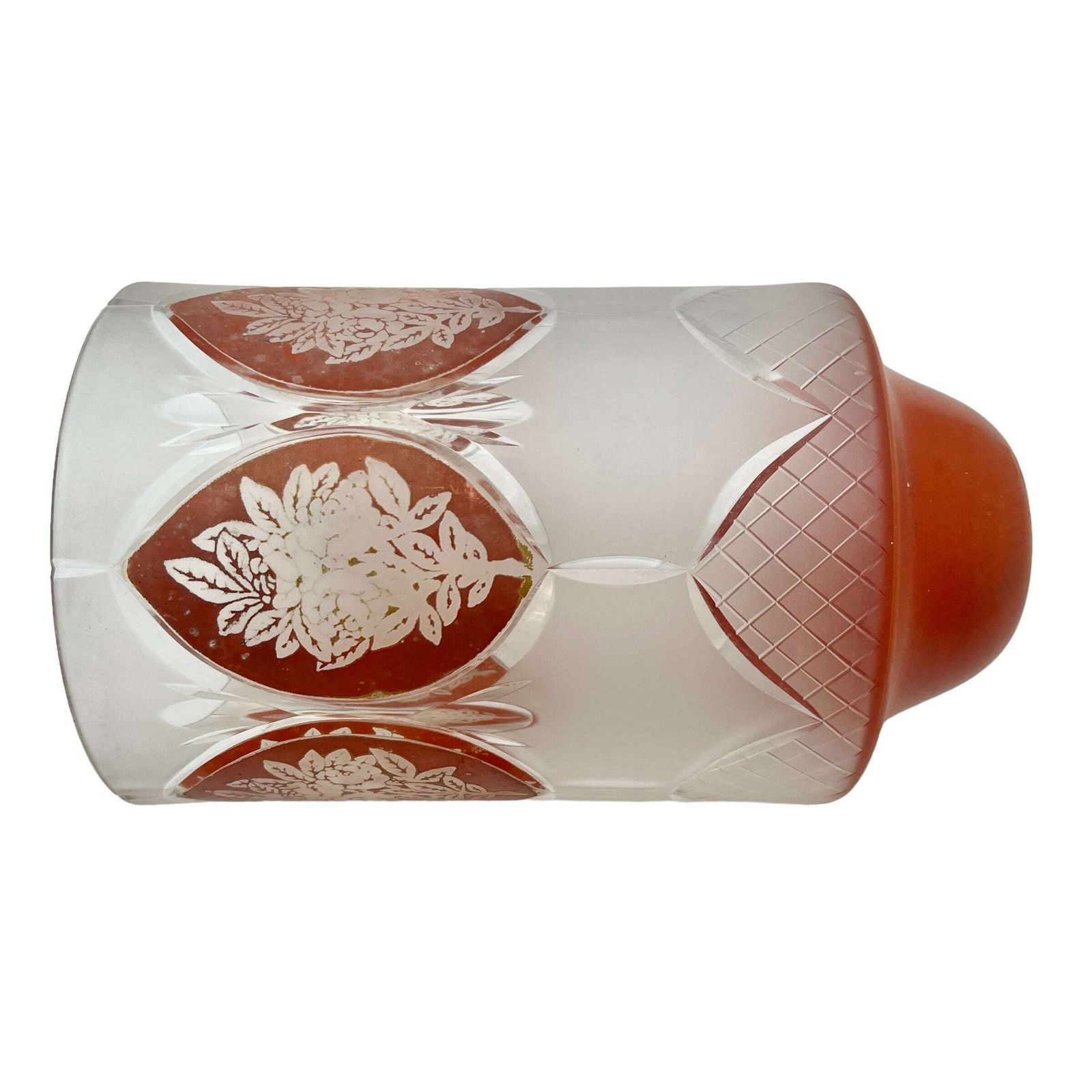 Vintage Cut Glass Lamp Shade   1950's   Hallway Lighting   Lighting   Home Decor photo 52.0
