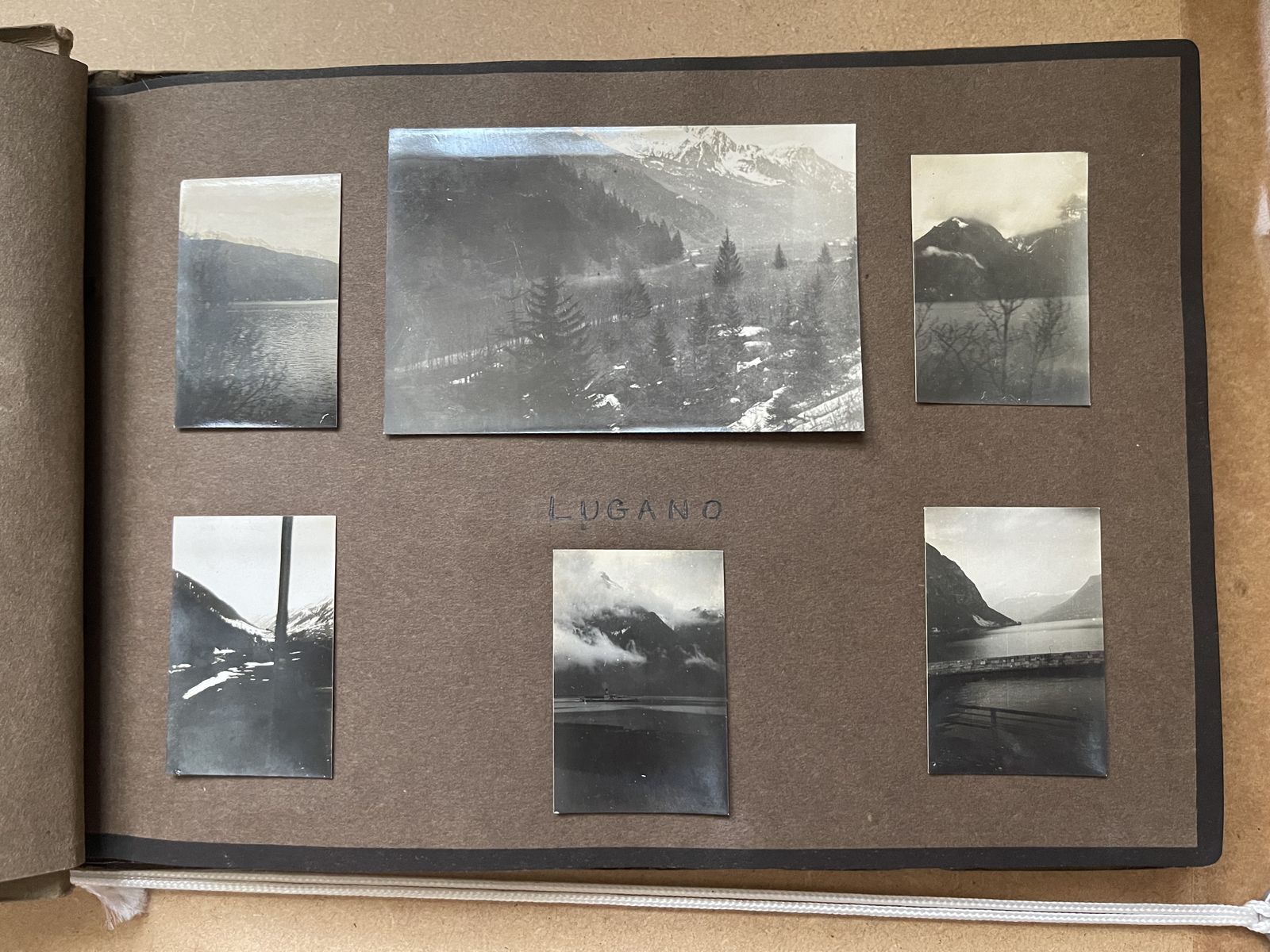 Photo Album Titled 1927 Italian Tour photo furniture
