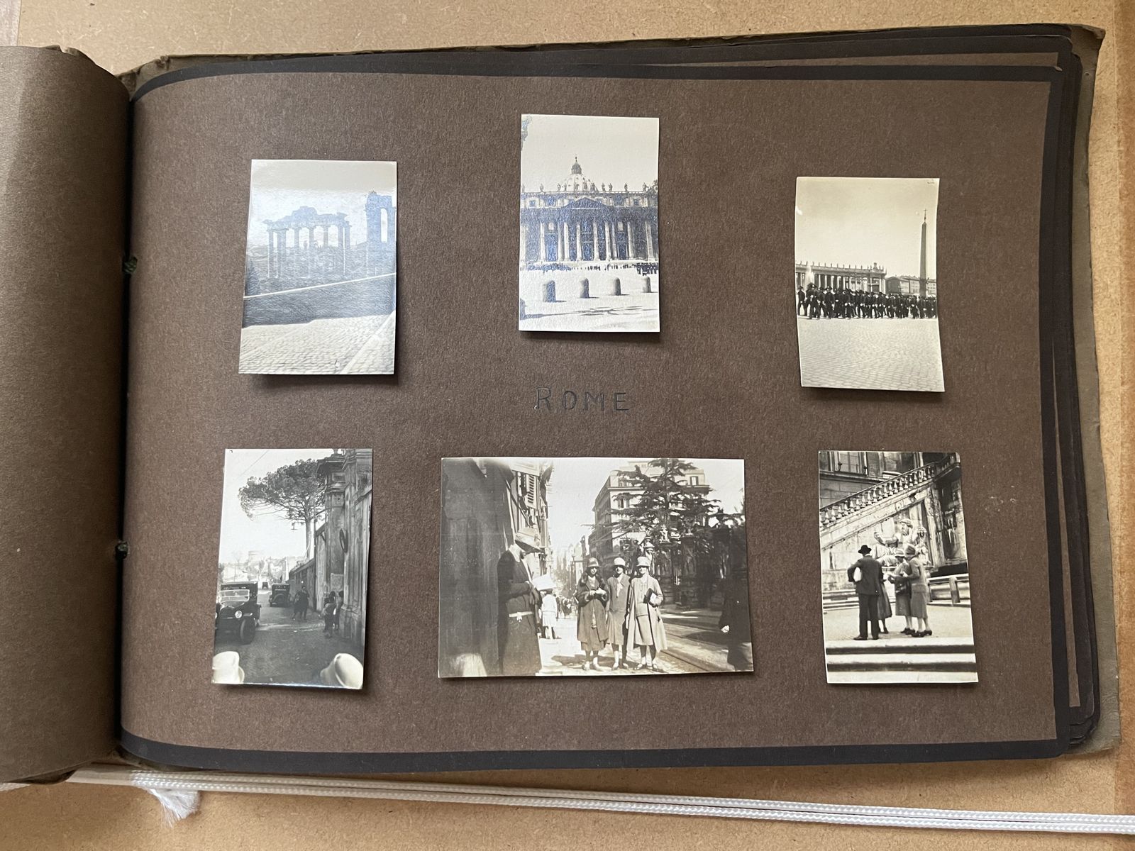 180.0 Photo Album Titled 1927 Italian Tour photo