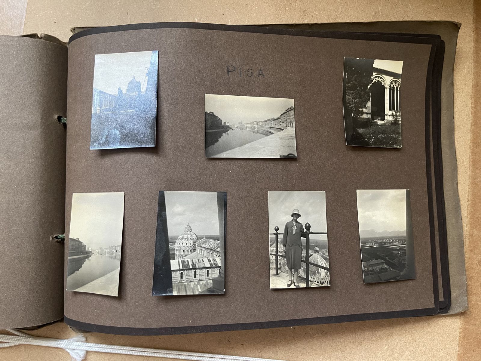 photo vintage Photo Album Titled 1927 Italian Tour