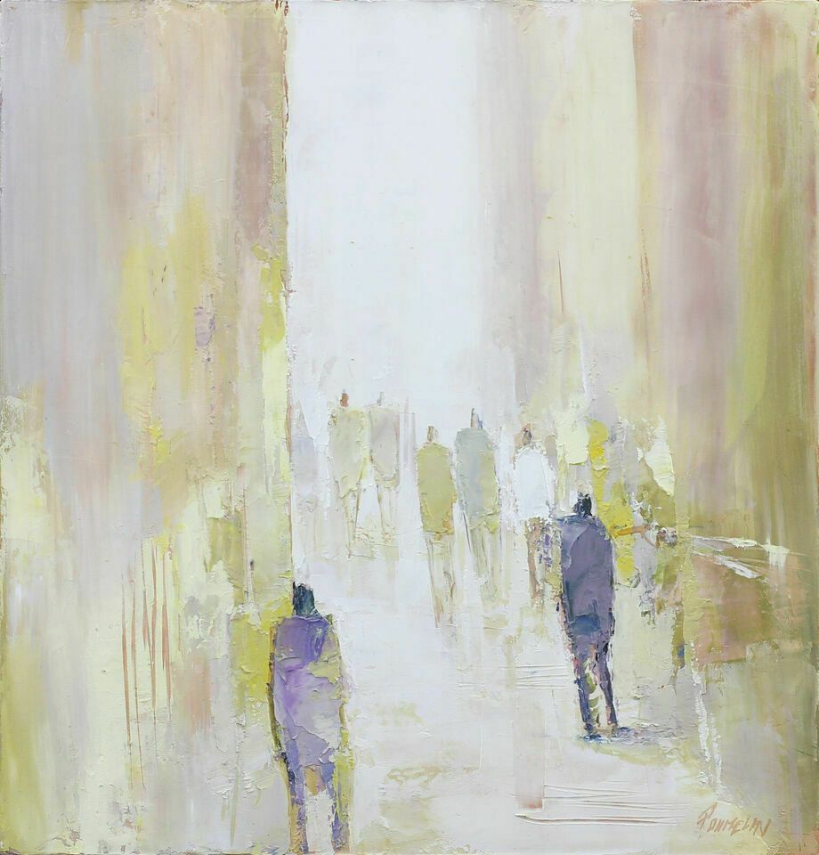 Acrylic By Richard Poumelin. Street Scene photo furniture