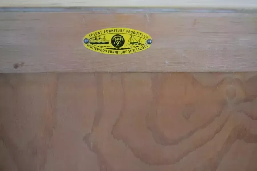 Furniture Mid Century Plywood Chest Of Drawers photo