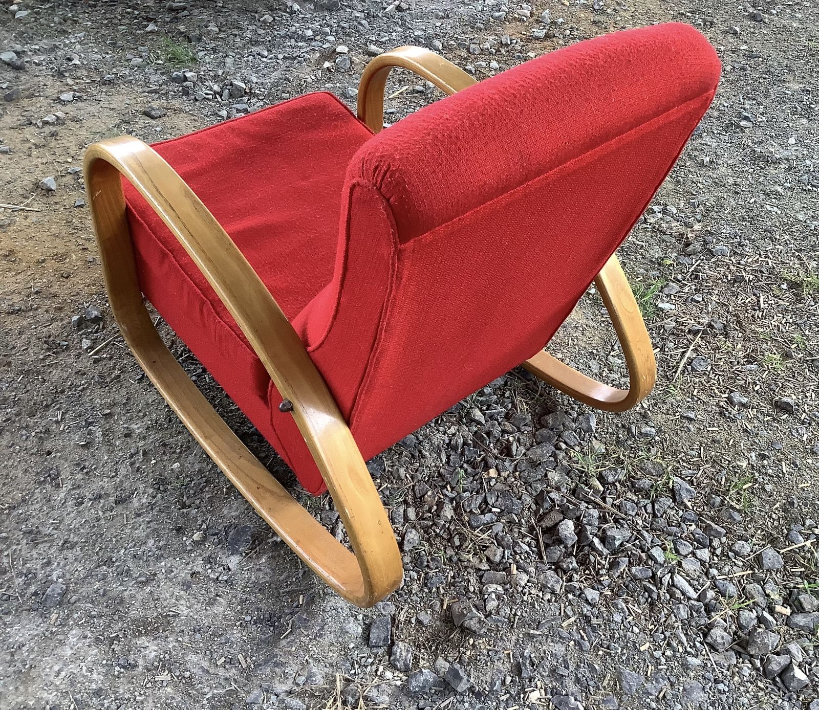 1960's French Rocking Chair, 1960s photo for sale