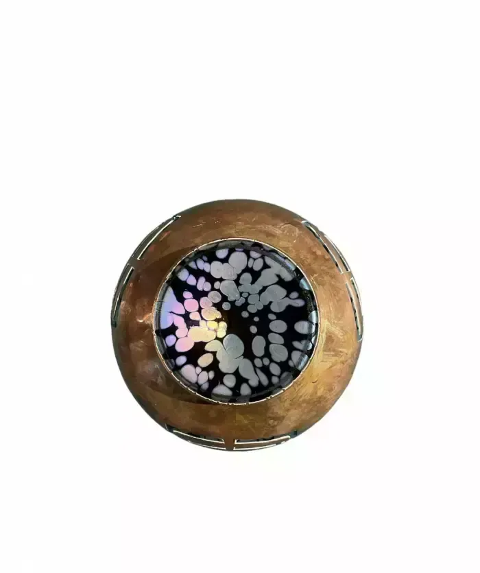 Johann Loetz Witwe Glass Copper Overlay Vase, Early 20th Century, Austria. photo 6215.0