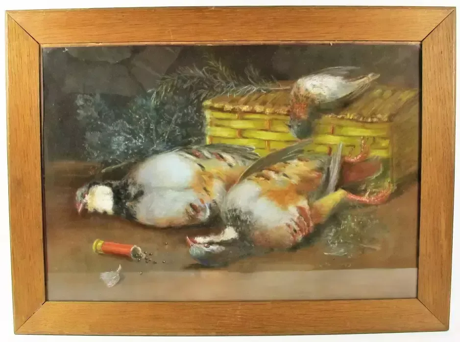 19th Century School, Pair Of Still Lifes photo Art