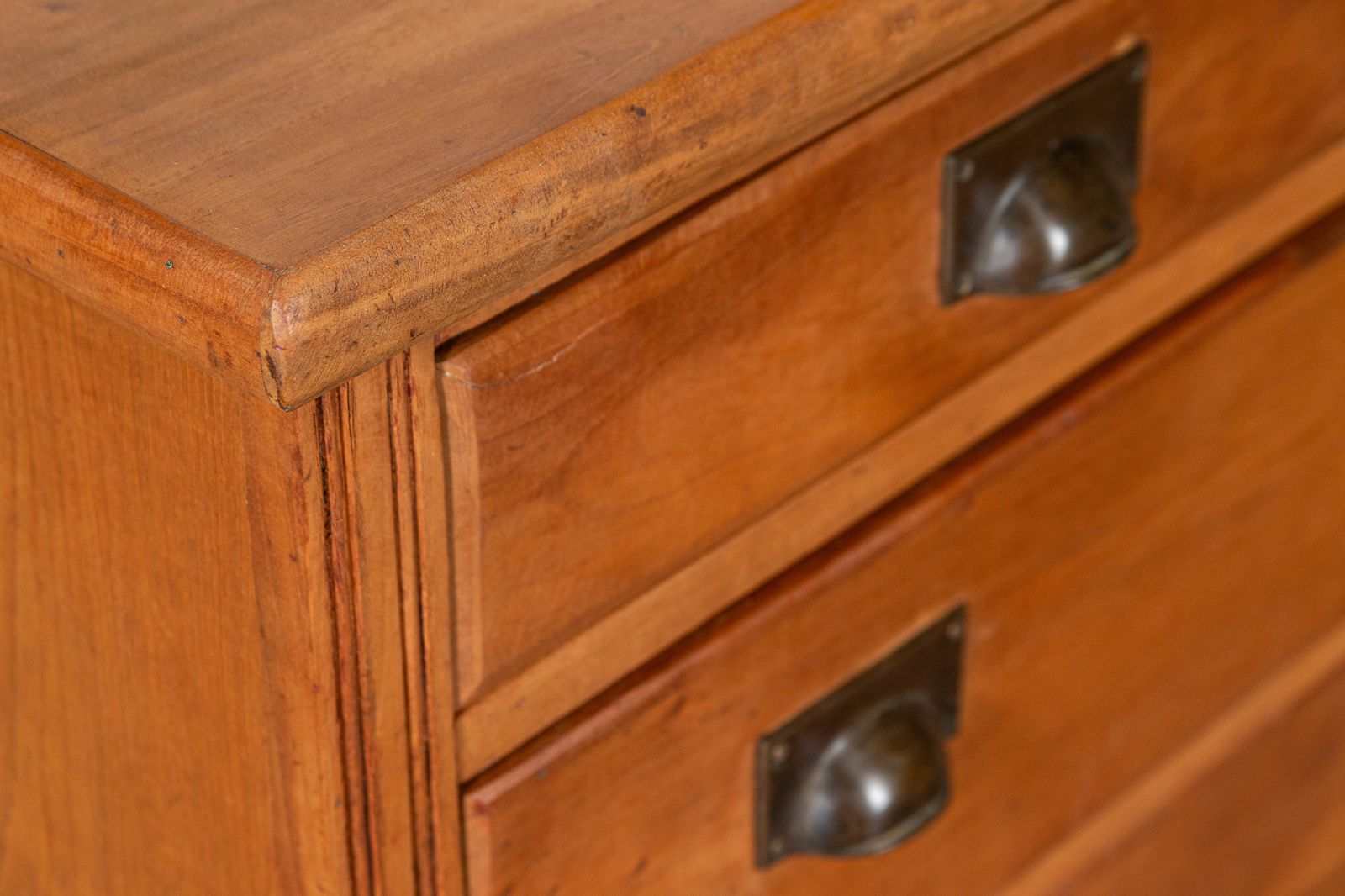 photo for sale Large 19thc English Mahogany Bank Drawers
