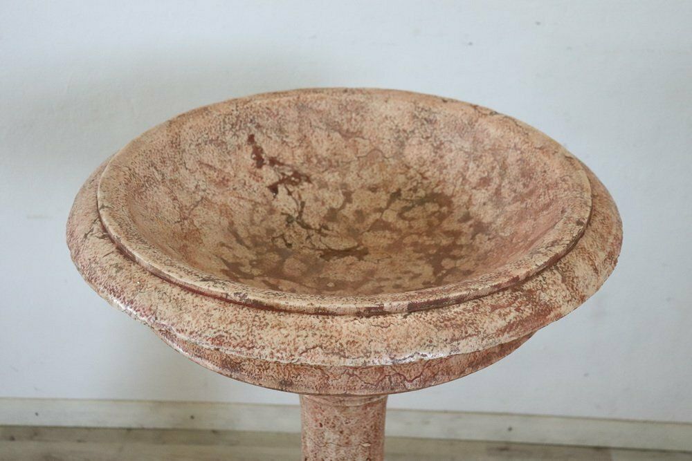 Hand Carved Stone Tub Holy Water Font, Early 20th Century photo 5030.0