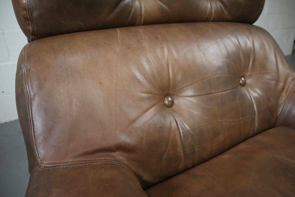 Ranger Lounge Chair With Ottoman By Erik Deforce For Gervan Belgium, 1970. photo vinterior