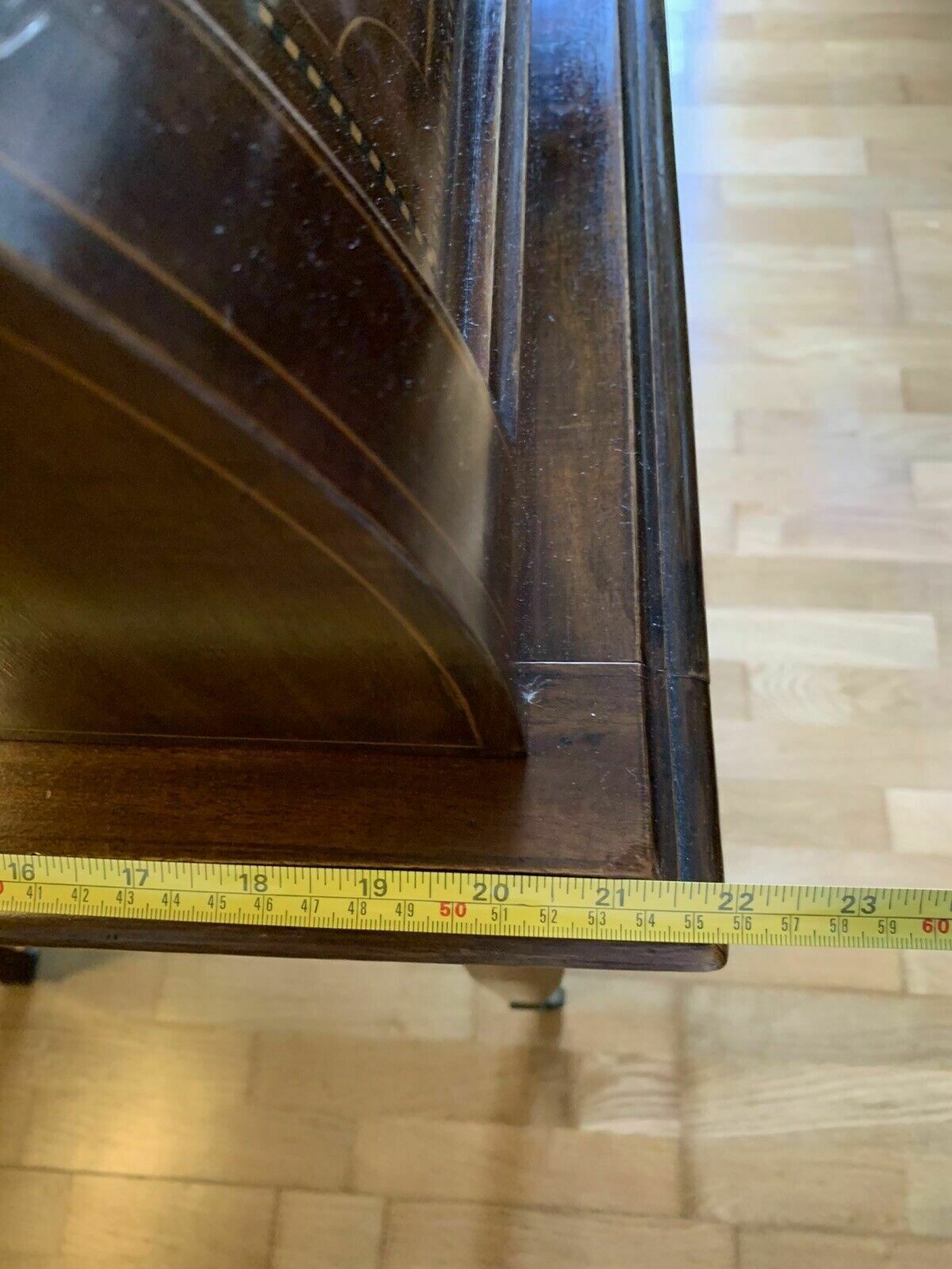 Furniture A Beautiful And Very Elegant Edwardian Cylinder Desk photo