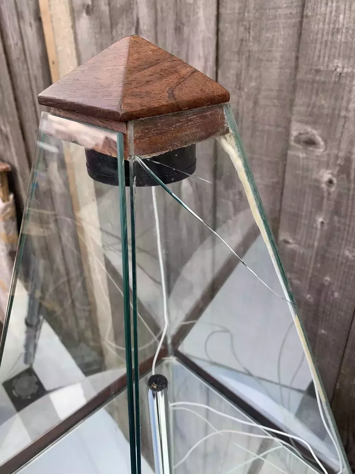 A Pair Of Decorative Table Top Obelisk Display Cases photo buy