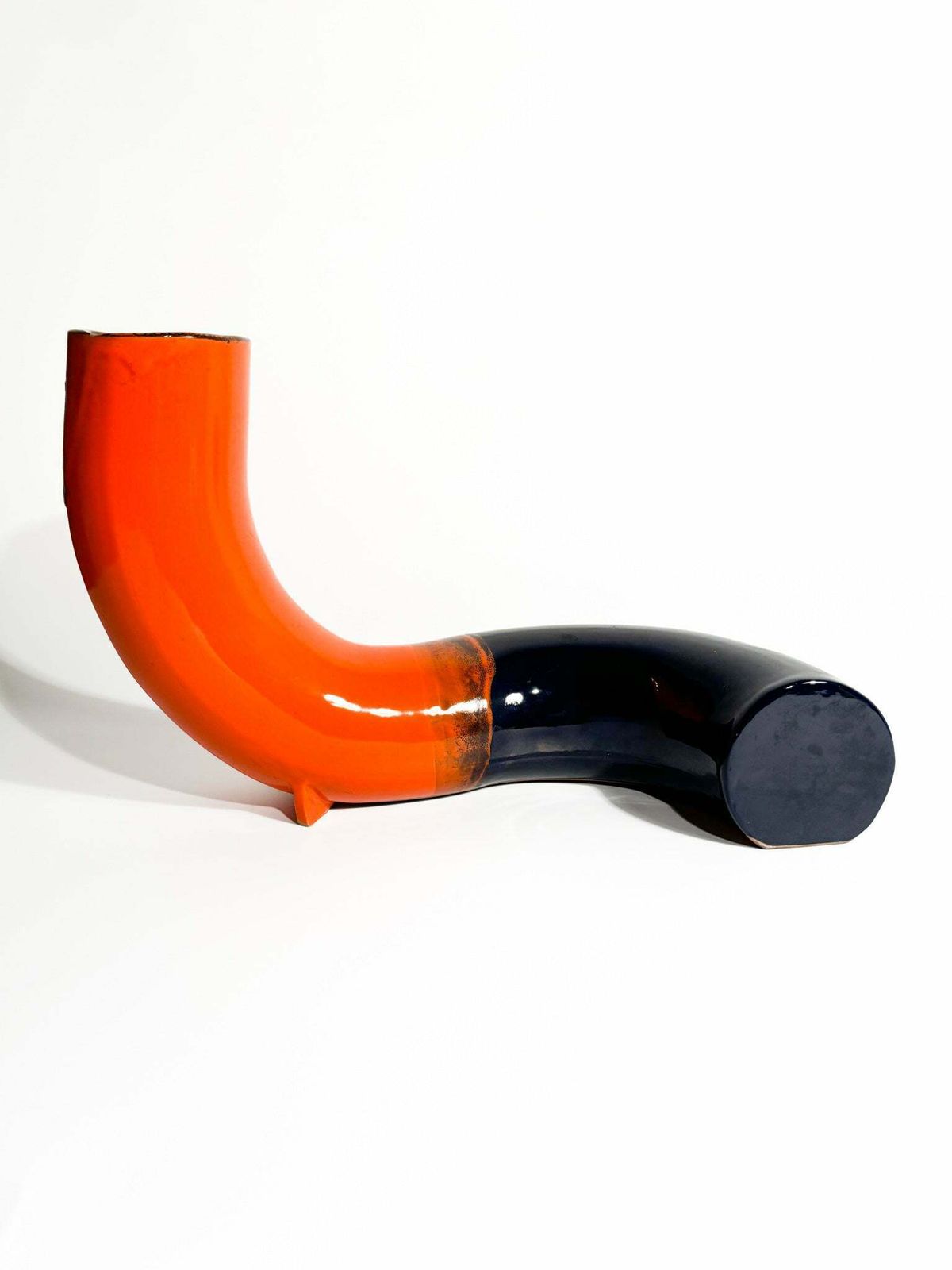 Ceramic Sculpture By Pucci Umbertide In The Shape Of Tube From The 1960s photo Art