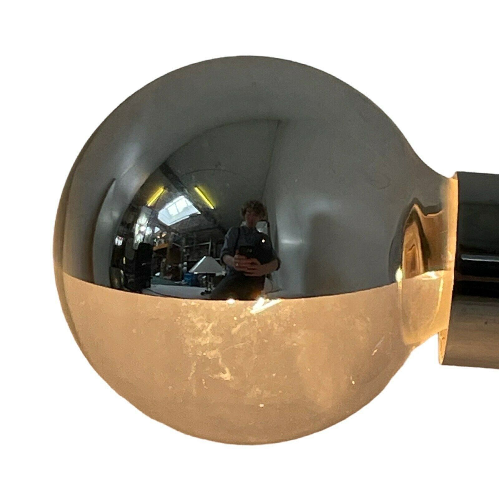 Bellini For Targetti Sankey   Pop Art / Space Age Design   Chrome Table Lamp With Goodeneck   Comes Including The Original Bulb! photo Lighting
