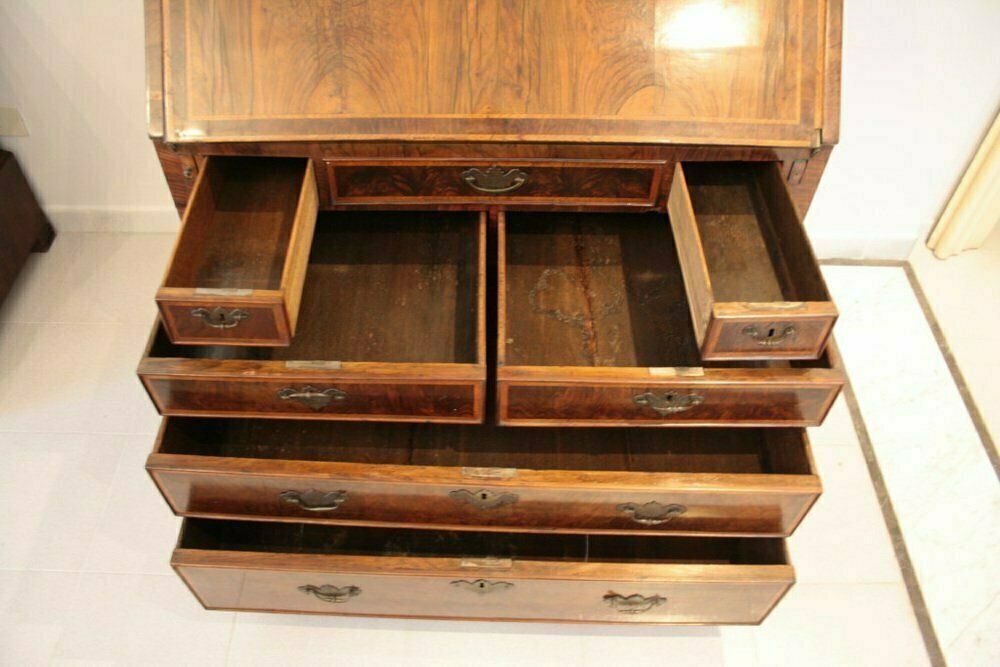 English Louis XVI Secretary, 1770 photo vintage
