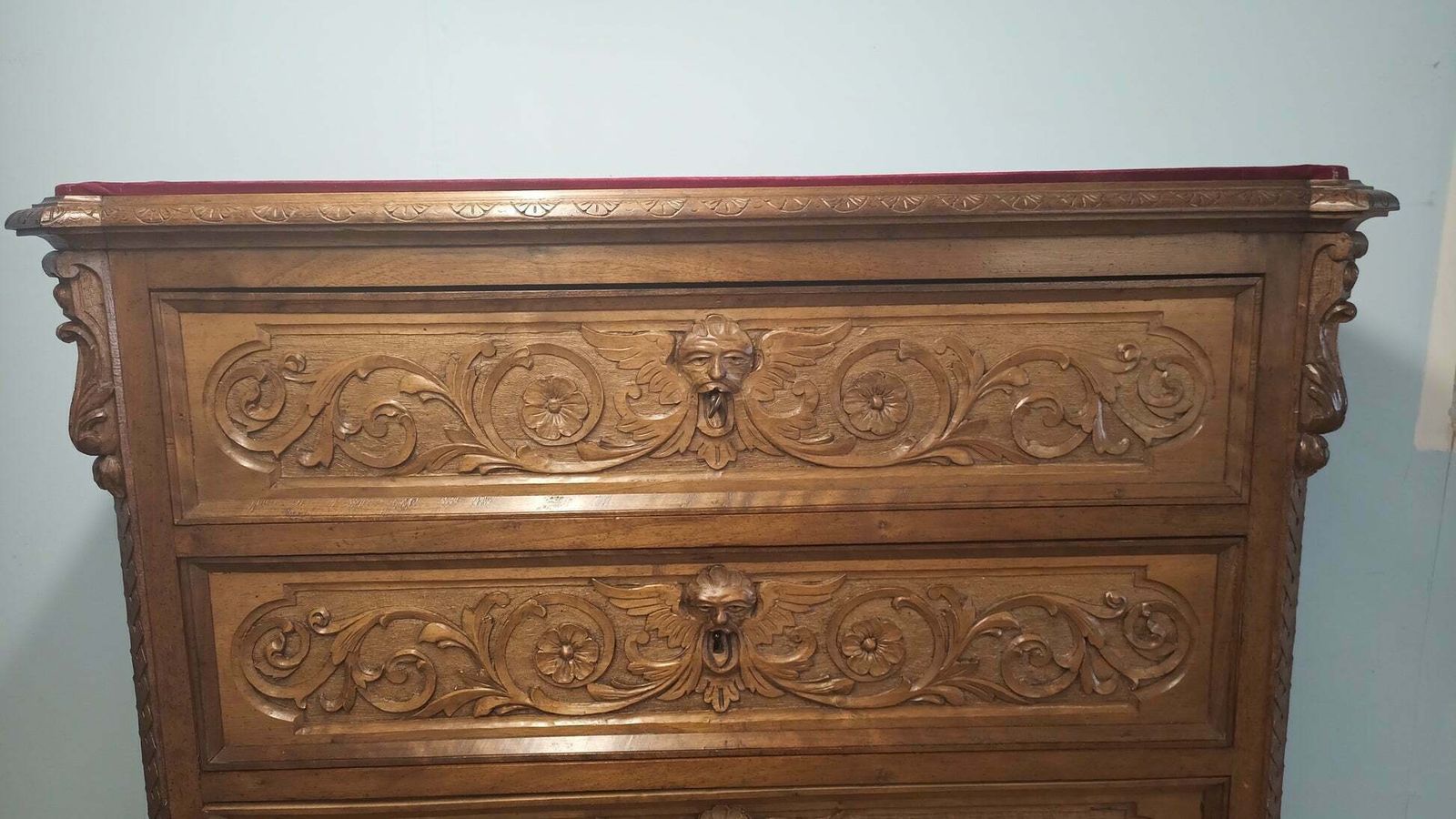 Antique 19th Century Italian Walnut Chest Of Drawers photo buy