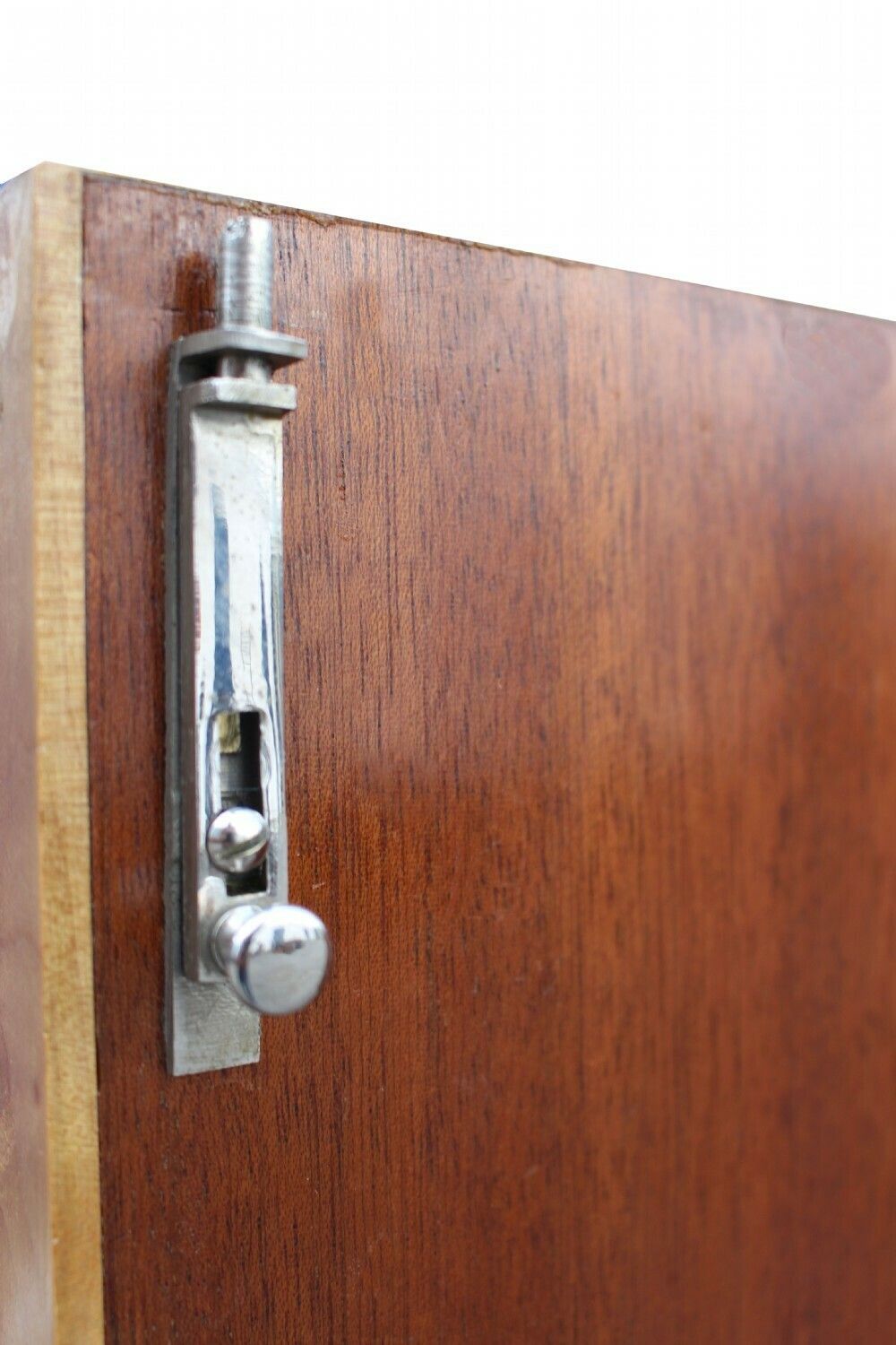 An English Art Deco Wardrobe Cupboard In Sycamore, C1930 photo Furniture