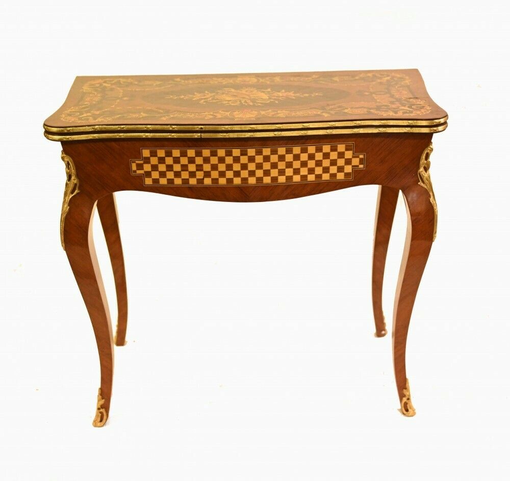 Louis XVI Games Table Inlay Chess Board French