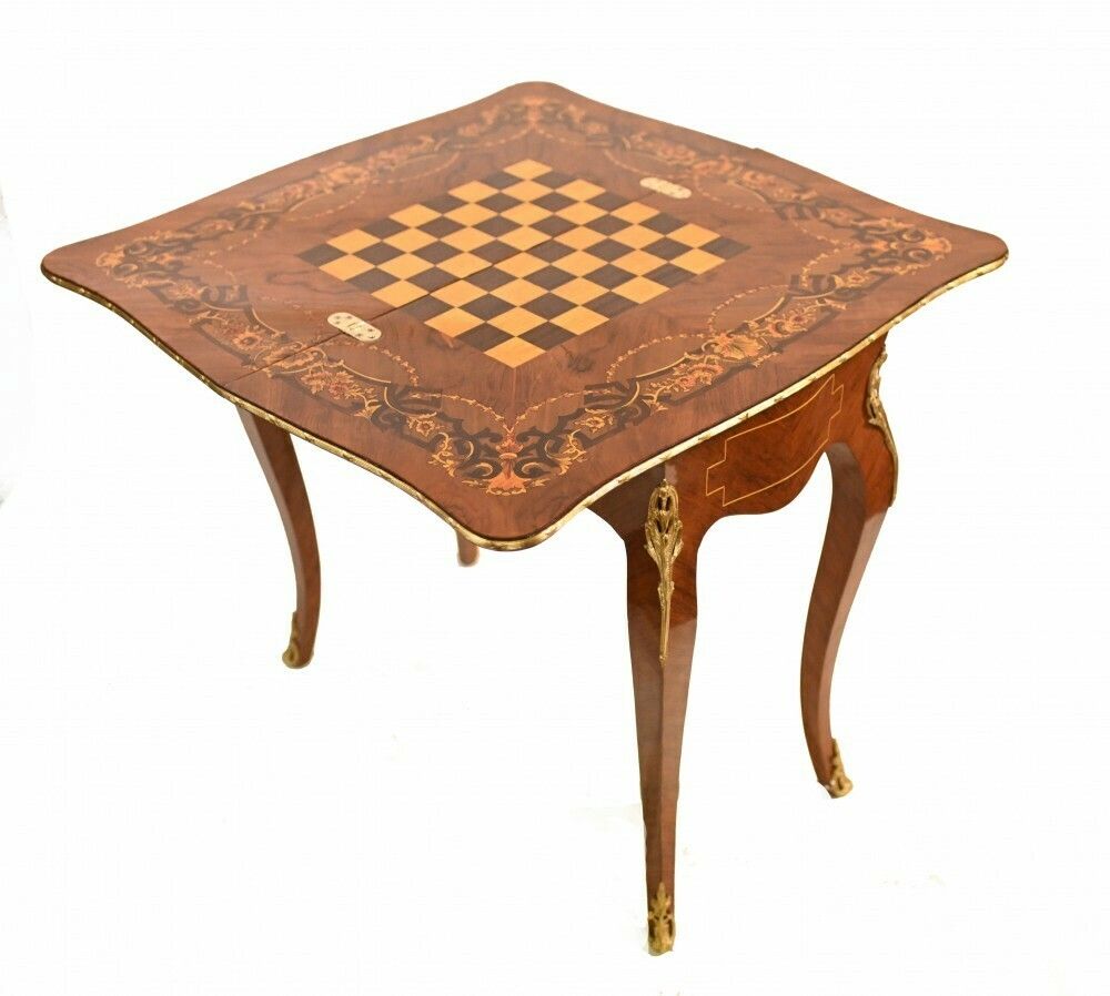 745.0 Louis XVI Games Table Inlay Chess Board French photo