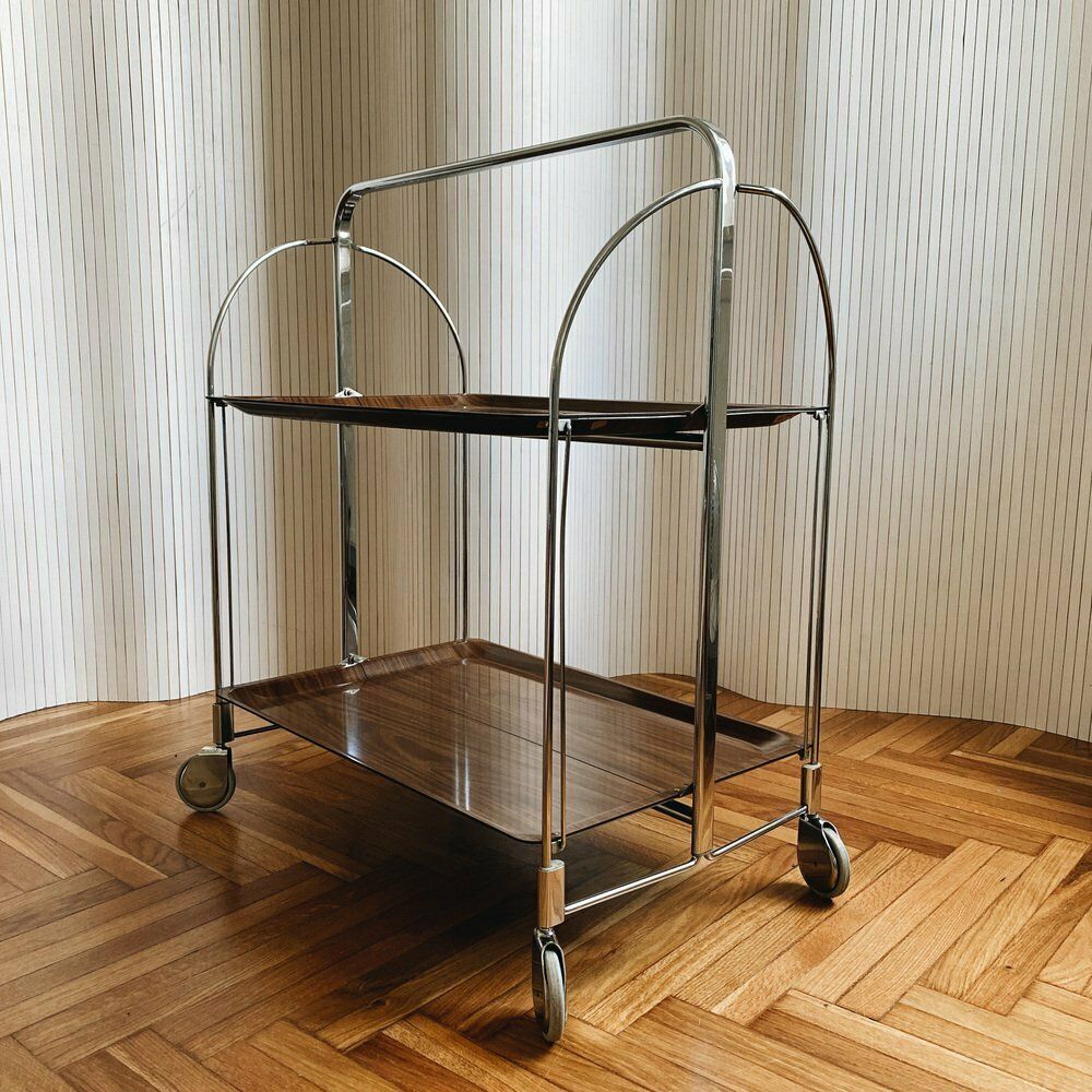 photo furniture Mid Century Modern German Bar Cart, 1970s