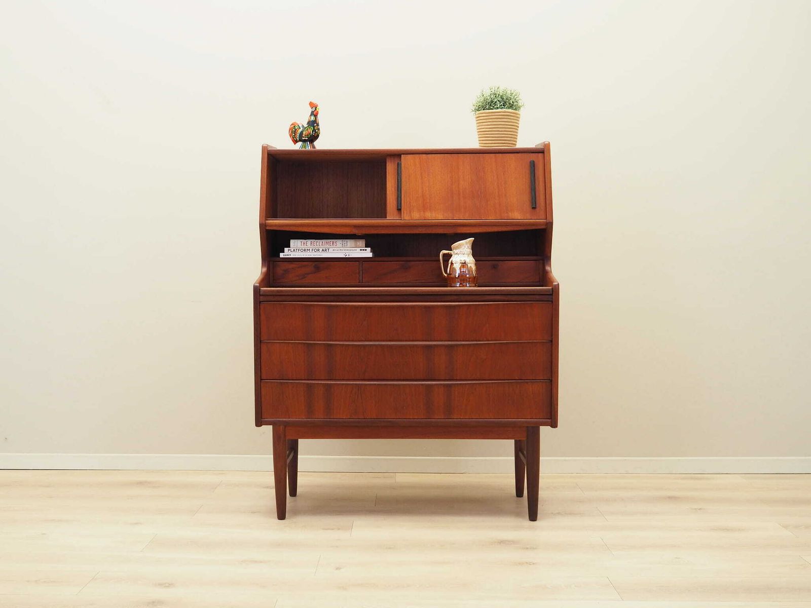 Teak Secretary, Danish Design, 1970s, Production: Denmark photo for sale