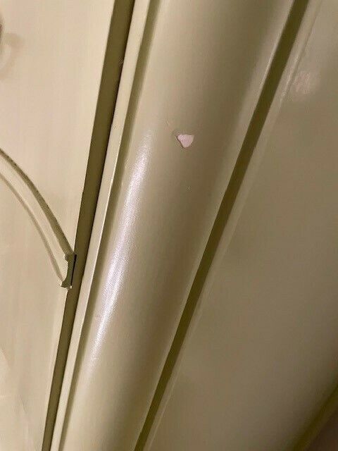 Vintage French Provincial Chest Of Drawers   Soft Green photo vinterior