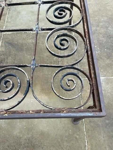 Industrial Metal Coffee Table   Indoor/Outdoor