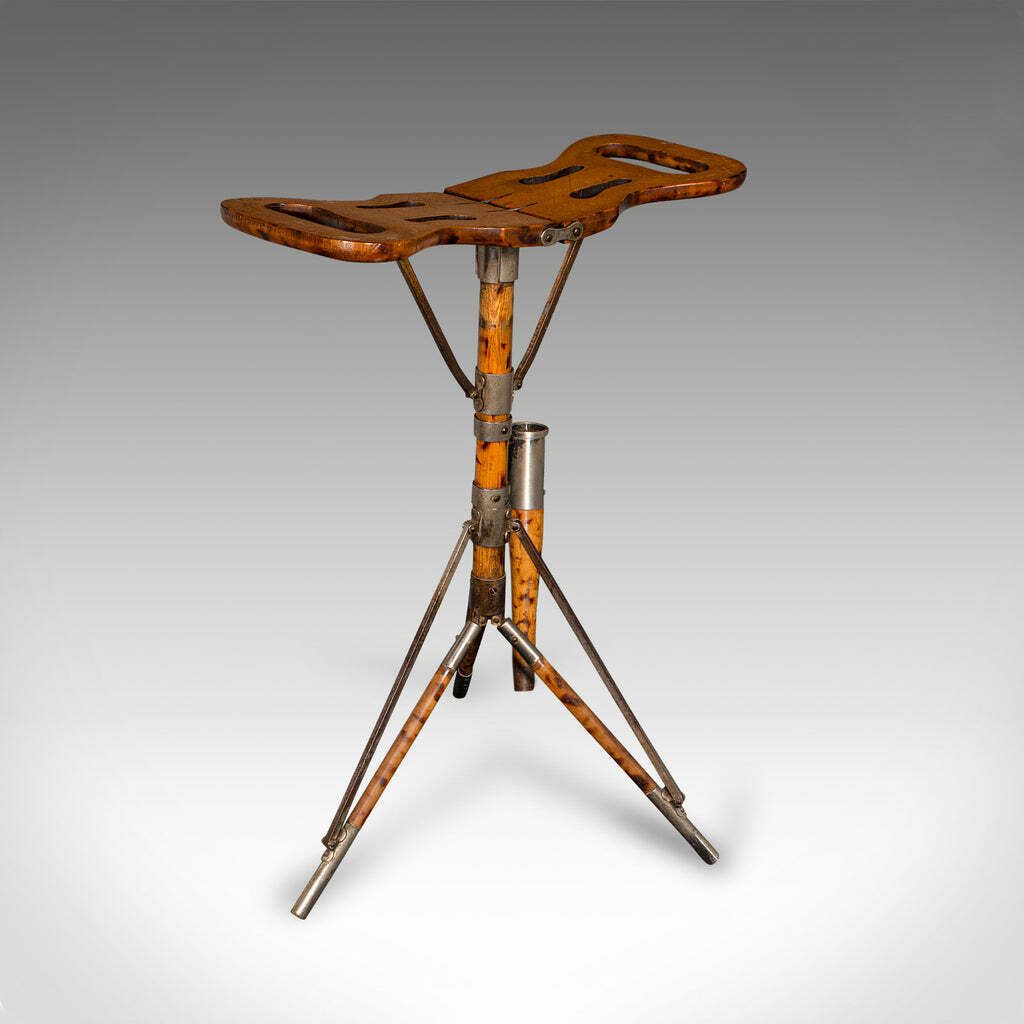 Antique Gentleman's Valet Stick, English, Metamorphic, Shooting Seat, Victorian photo furniture