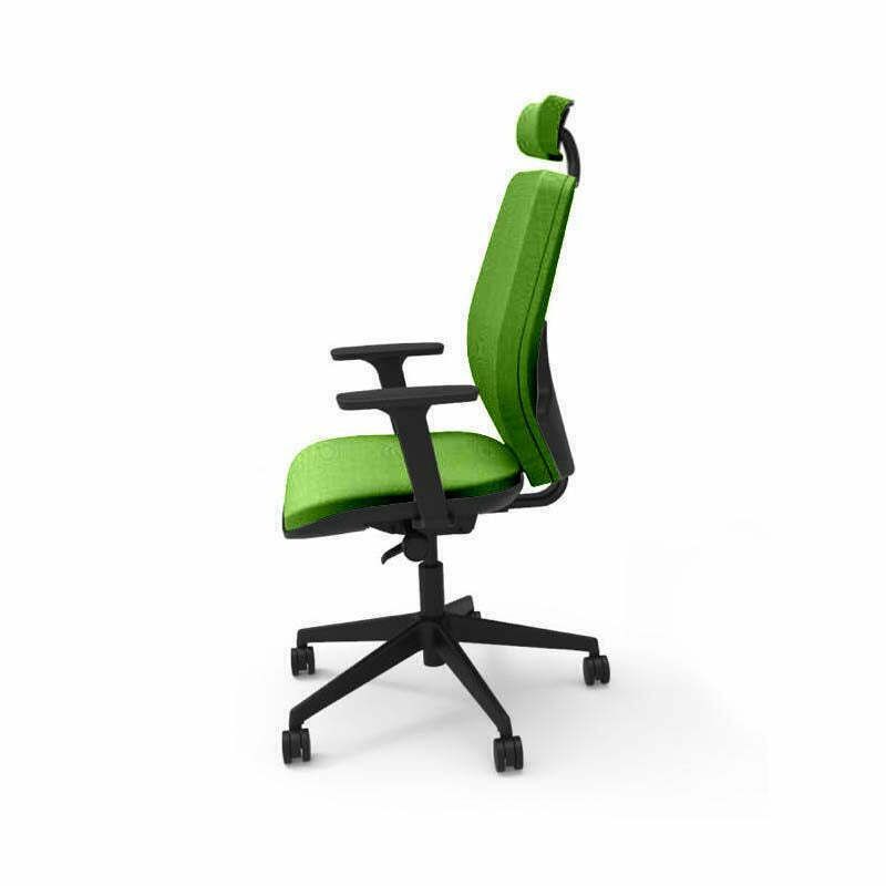 The Office Crowd: Hide Office Chair With Headrest   Refurbished photo 269.0