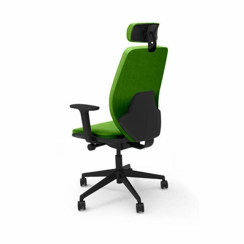 The Office Crowd: Hide Office Chair With Headrest   Refurbished photo vinterior