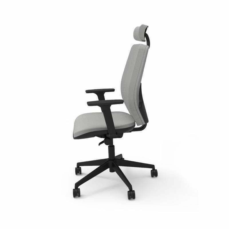The Office Crowd: Hide Office Chair With Headrest   Refurbished photo buy