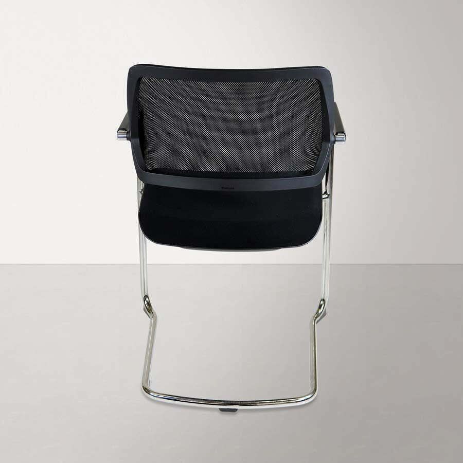 Steelcase: Qivi   Sled Base Meeting Chair With Mesh Back   Refurbished photo for sale