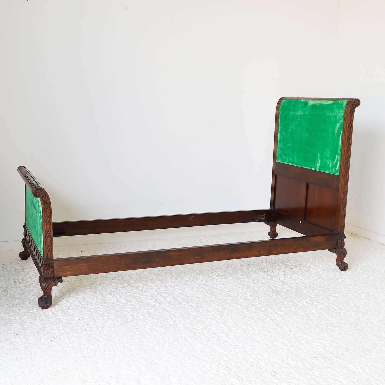 C 1900 Pair Of Heal's Of London Mahogany Bedframes   All Original photo buy