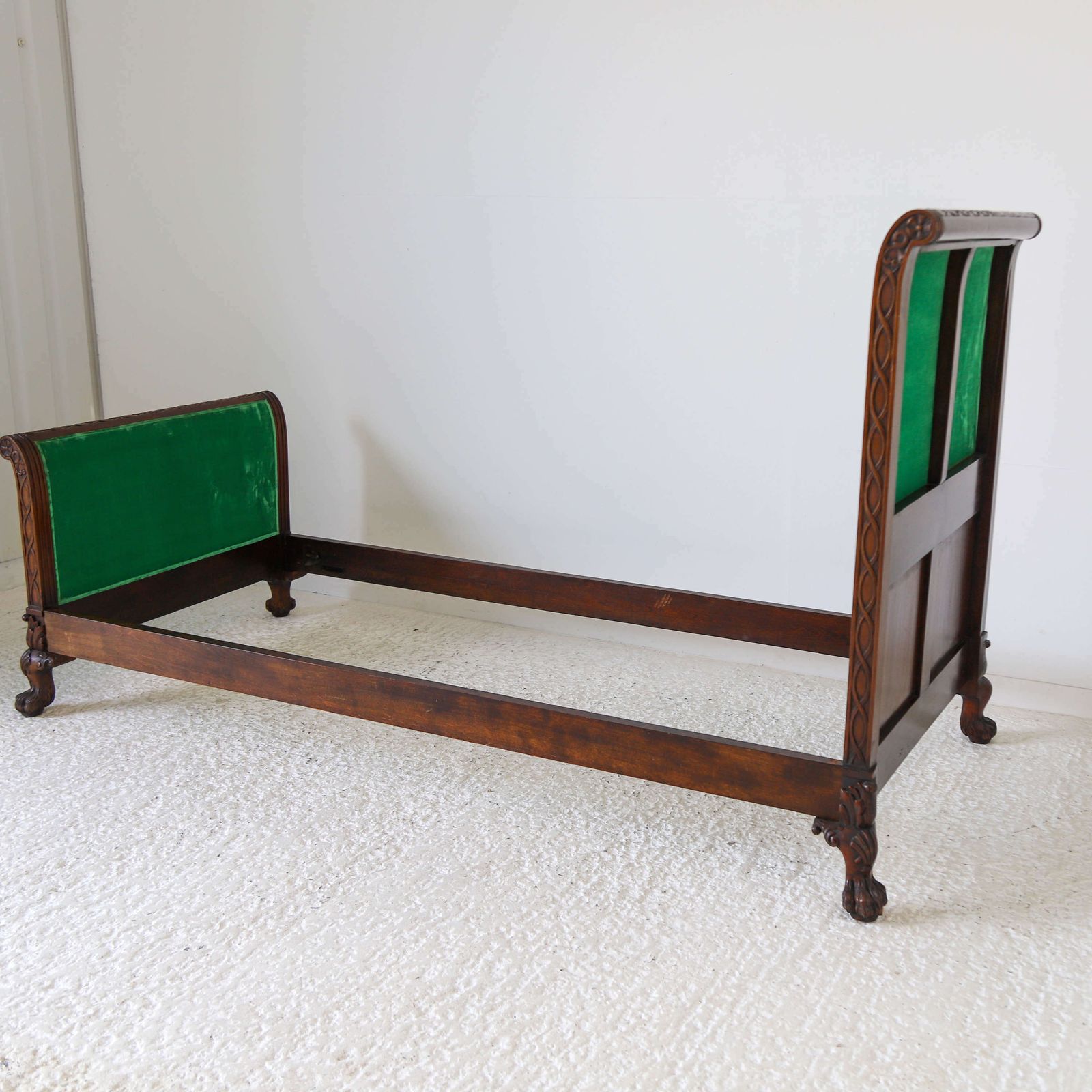 C 1900 Pair Of Heal's Of London Mahogany Bedframes   All Original photo vintage