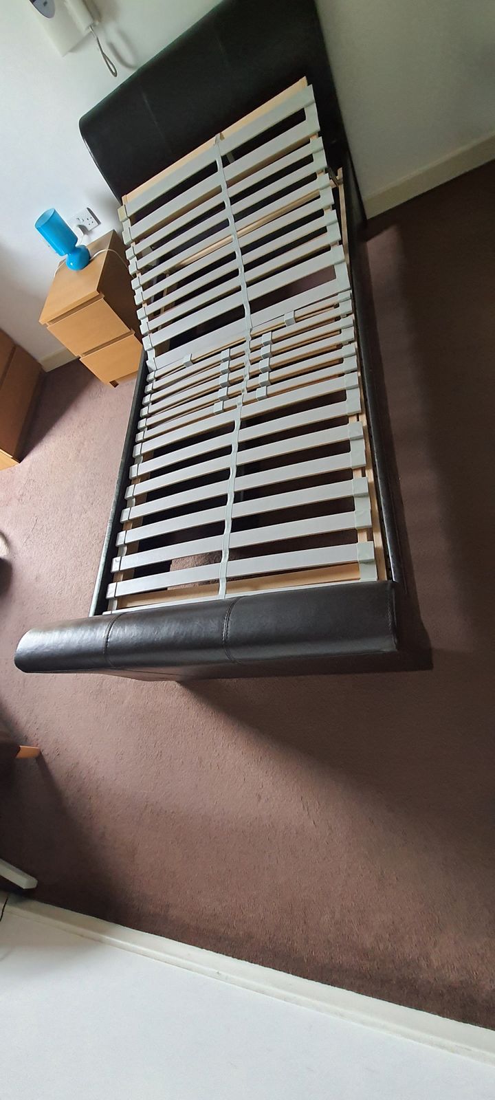 Amazing Lenora Bedstead   Dark Brown   Single photo vintage