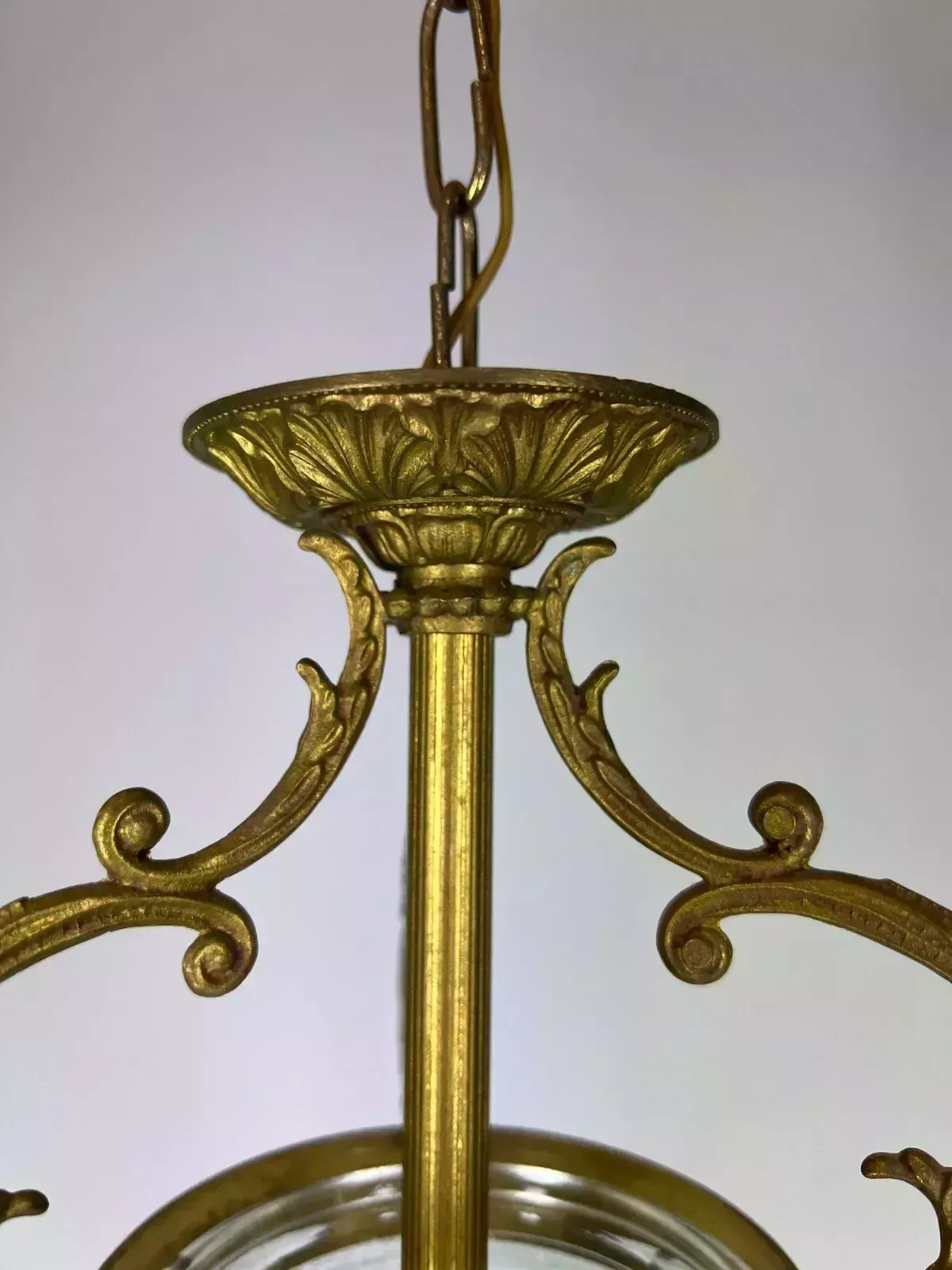Stunning Ceiling Lamp Made Of Brass And Pressed Crystal Pendant Chandelier photo Lighting