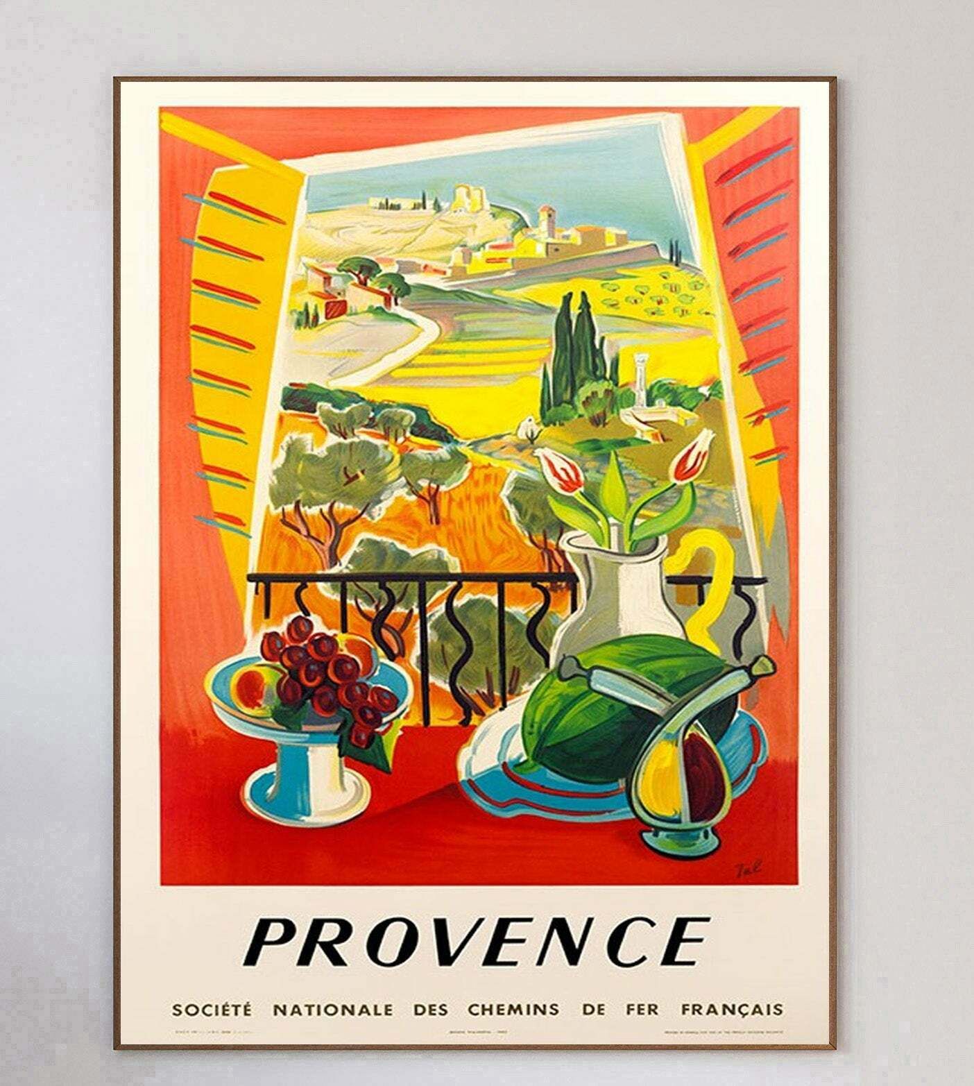 Original Vintage Poster Provence   Sncf photo 586.0