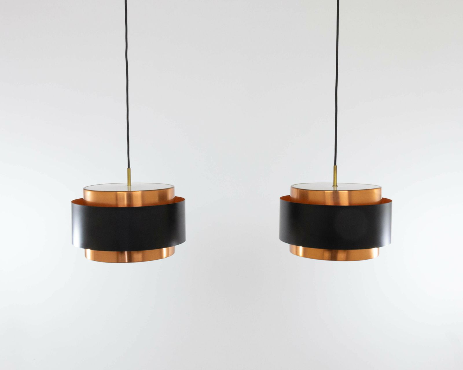 Pair Of Saturn Pendants By Jo Hammerborg For Fog & Mørup, 1960s photo for sale