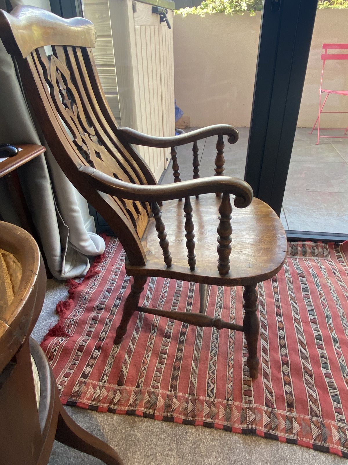 Farmhouse Wooden Chair photo furniture