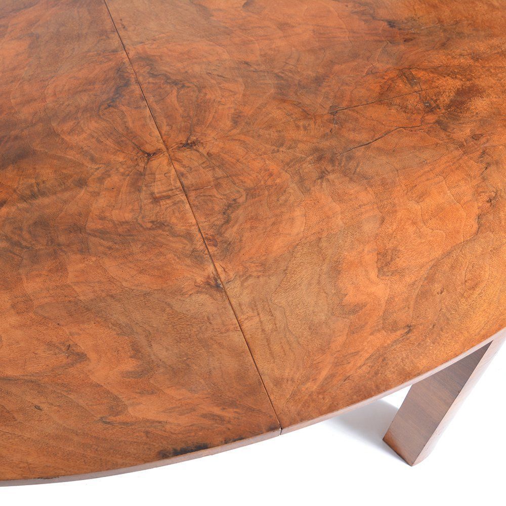 Large Extendable Art Deco Dining Table, 1920s photo 4500.0