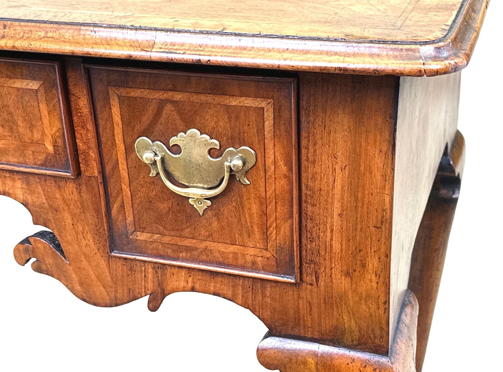Furniture Early 18th Century Georgian Walnut Lowboy (England, Circa 1730) photo