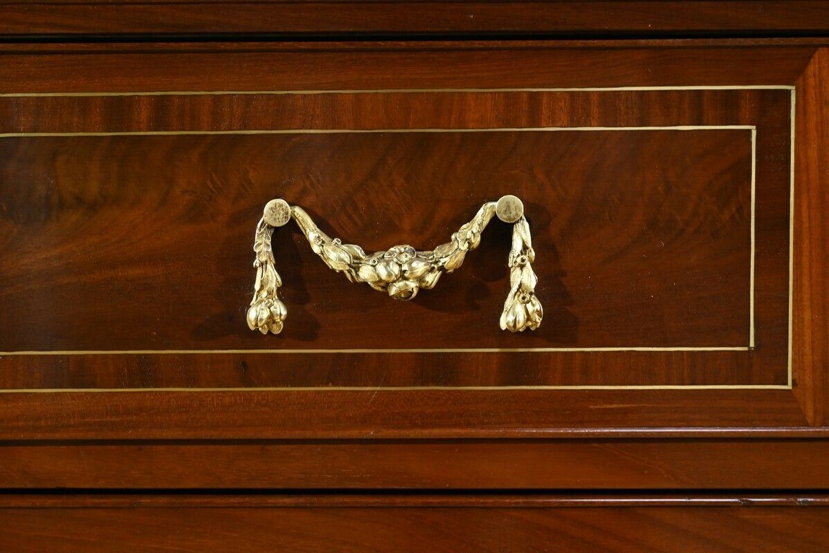 photo for sale Rare Mahogany Commode, Louis XVI Period – 2nd Part 18th