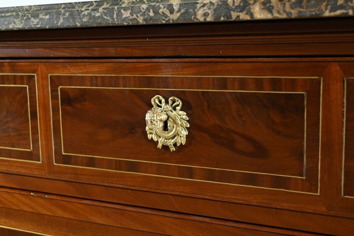 6800.0 Rare Mahogany Commode, Louis XVI Period – 2nd Part 18th photo