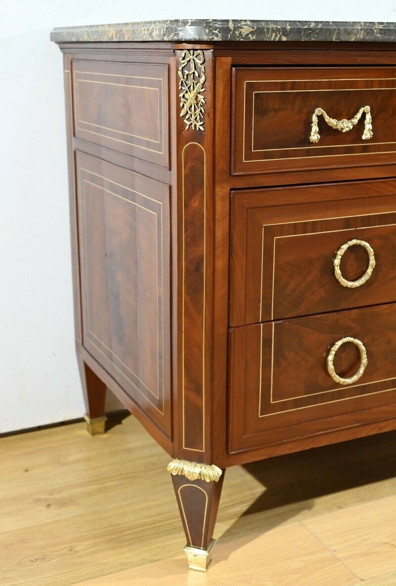 photo buy Rare Mahogany Commode, Louis XVI Period – 2nd Part 18th