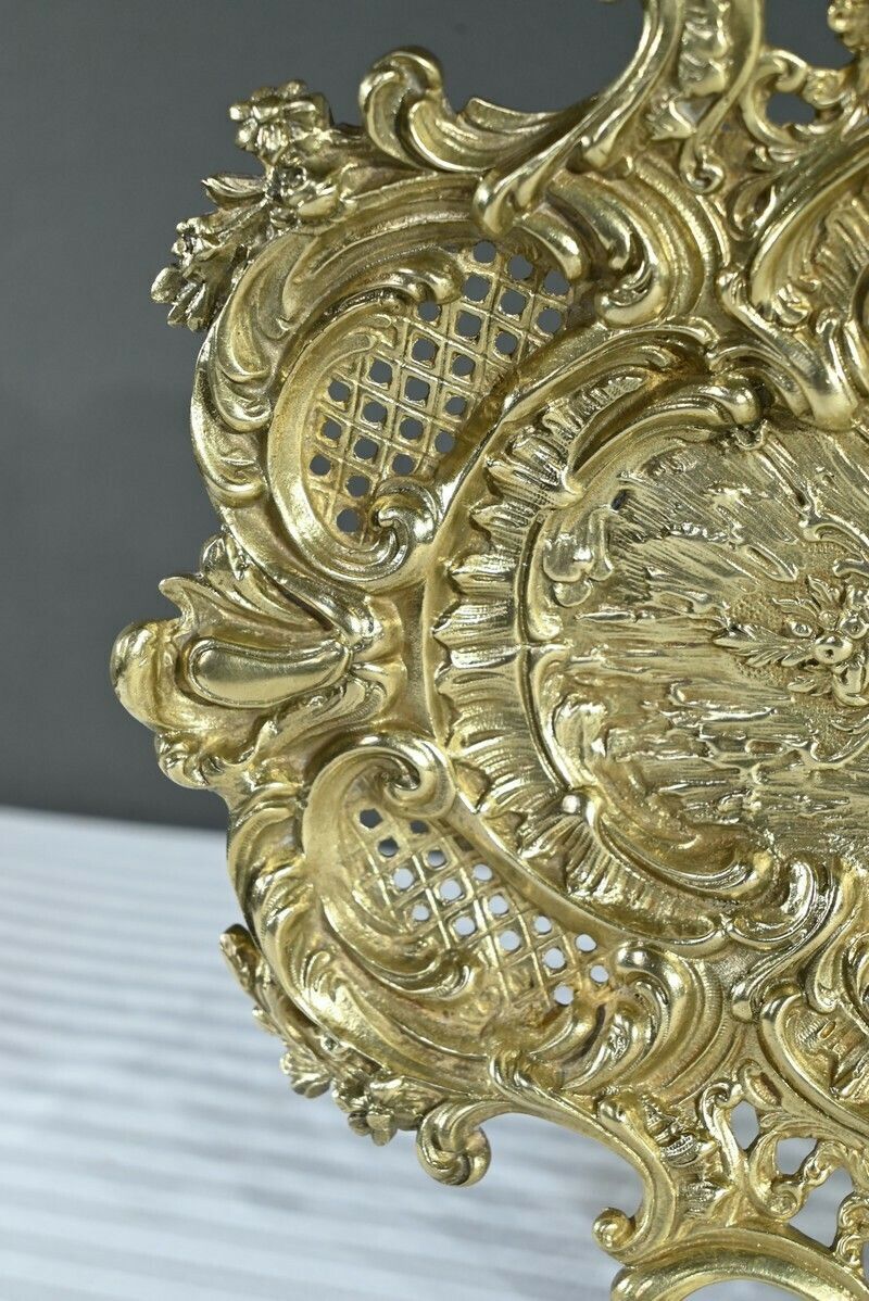 Bronze Center Table Tray, Rocaille Style – Late 19th Century photo 450.0