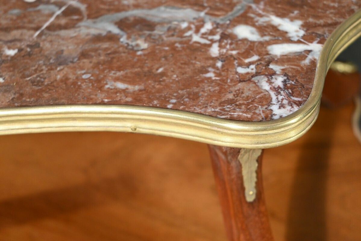 Mahogany Tea Table, Napoleon III Style – Late 19th Century photo buy