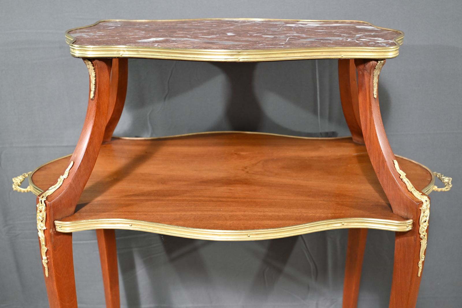 photo furniture Mahogany Tea Table, Napoleon III Style – Late 19th Century