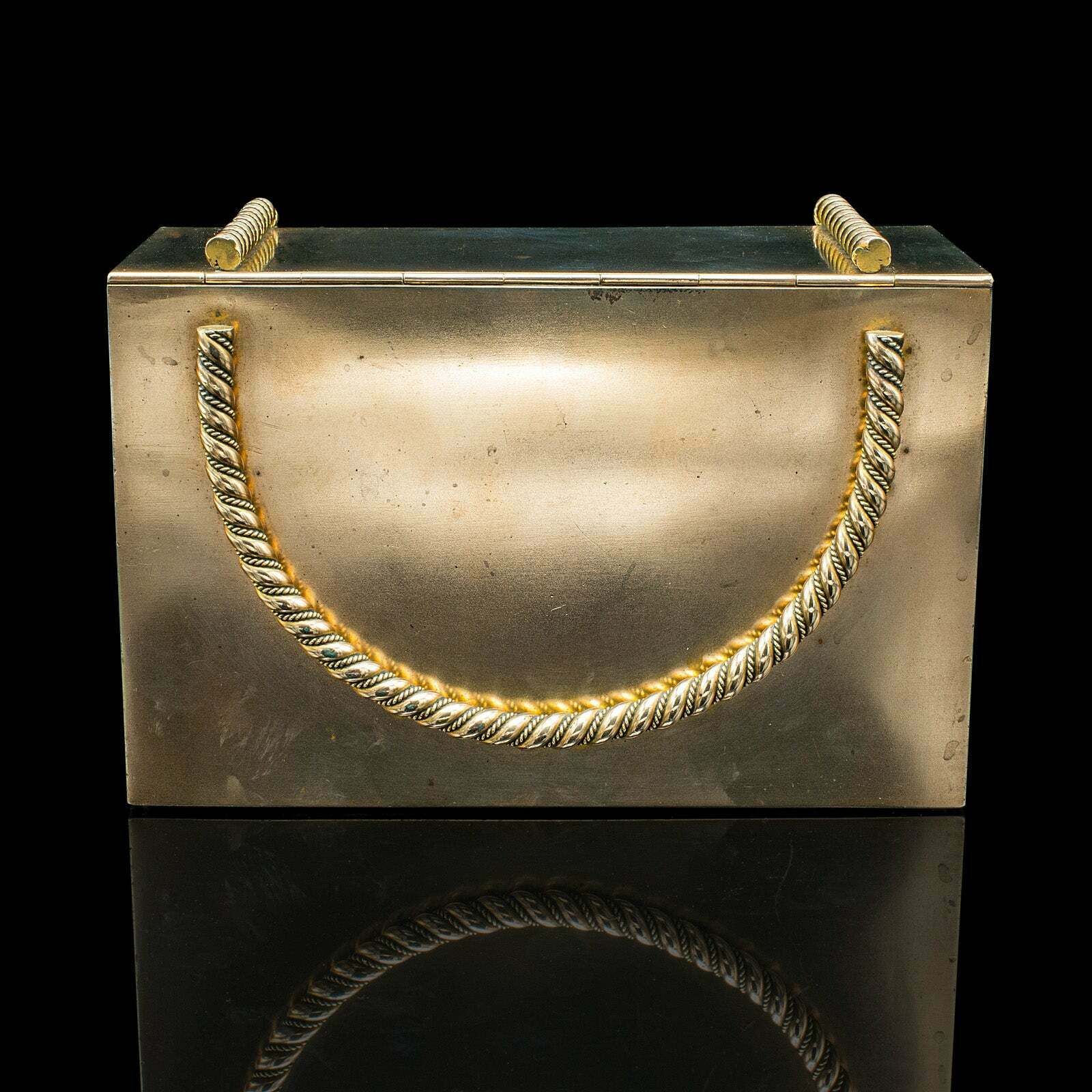 Antique Strong Box, English, Brass, Bronze, Secret Letter, Ladies Safe, Regency photo vinterior