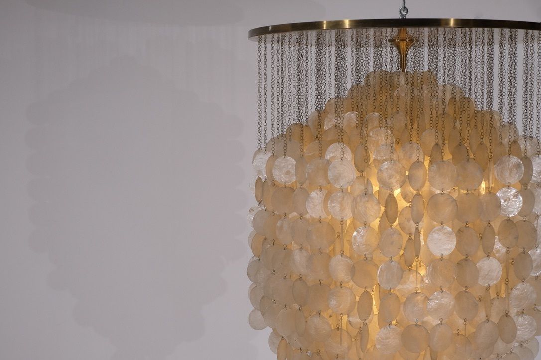Pendant Light Attributed By Verner Panton, 1960's.