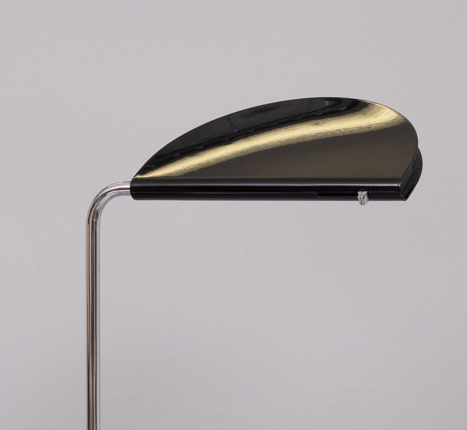 ‘Mezzaluna’ Floor Lamp, Bruno Gecchelin For Skipper 1970s Italy photo vintage
